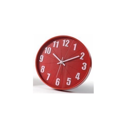 RELOJ PARED MHOME ROJO/BLANCO 30CMS